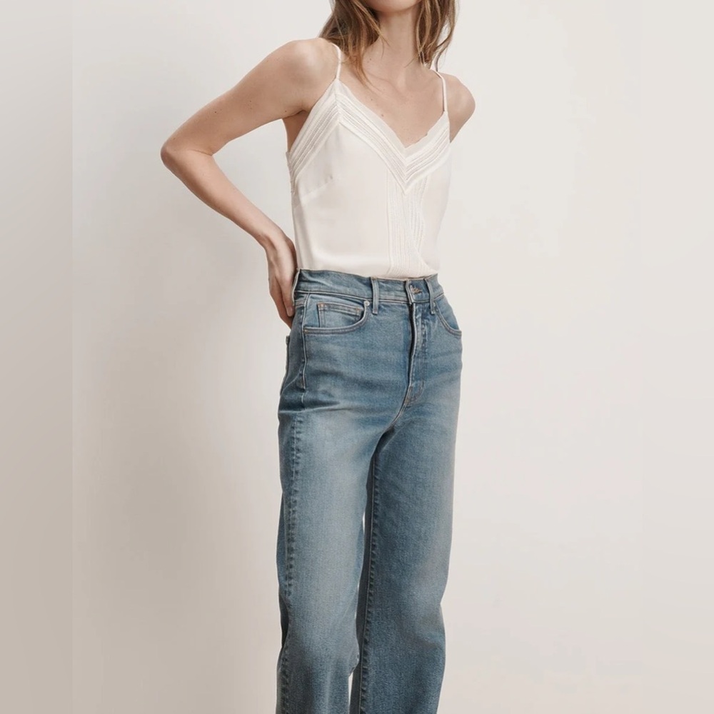 Veronica Beard Maray Pintuck Camisole Dove Size 4